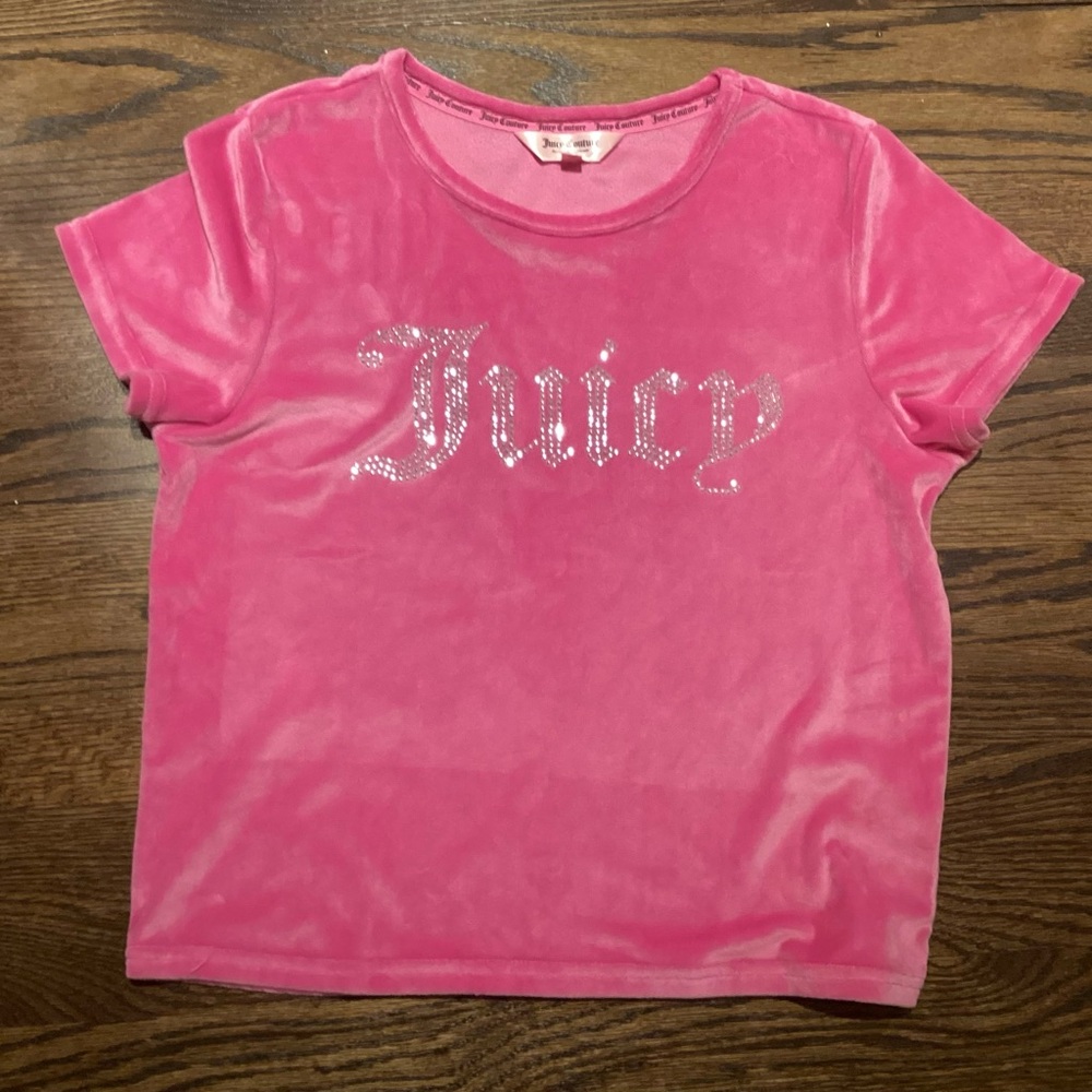 Juicy Couture Sparkling Pink Tee for Women.